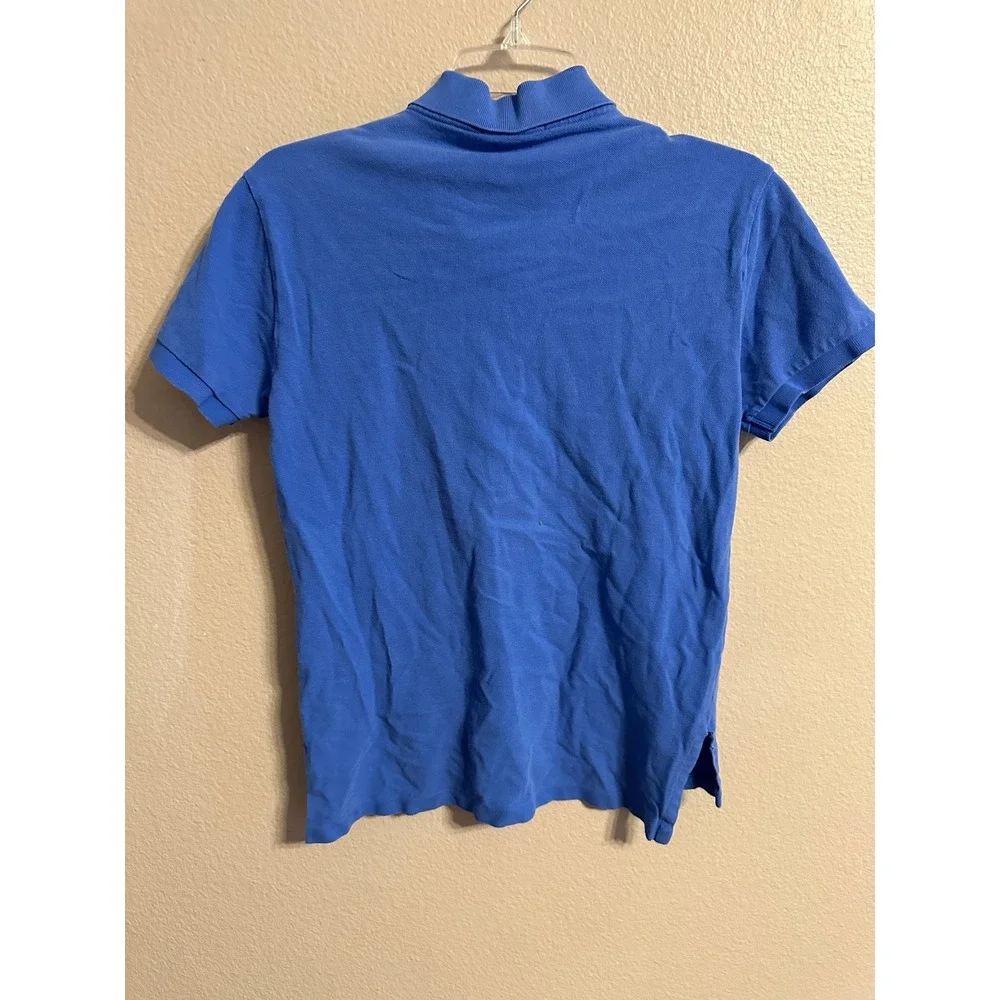 Polo Ralph Lauren‎ Mens Custom Fit Blue Polo Shirt Pony Logo Short Sleeve